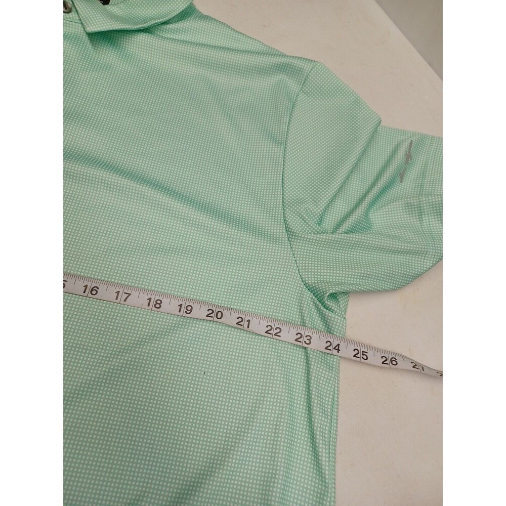 Ben Hogan Performance Polo Shirt Green Men's XL Golf Casual Plaid Athletic wear - Picture 8 of 10